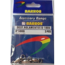 Destorcedores Rolamentos Barros B-1804 Nº50Kg 3Pcs
